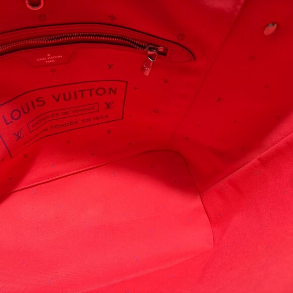 AUTHENTIC LOUIS VUITTON Red OMBRE NEVERFULL-RARE AND PRISTINE CONDITION - Picture 6 of 10